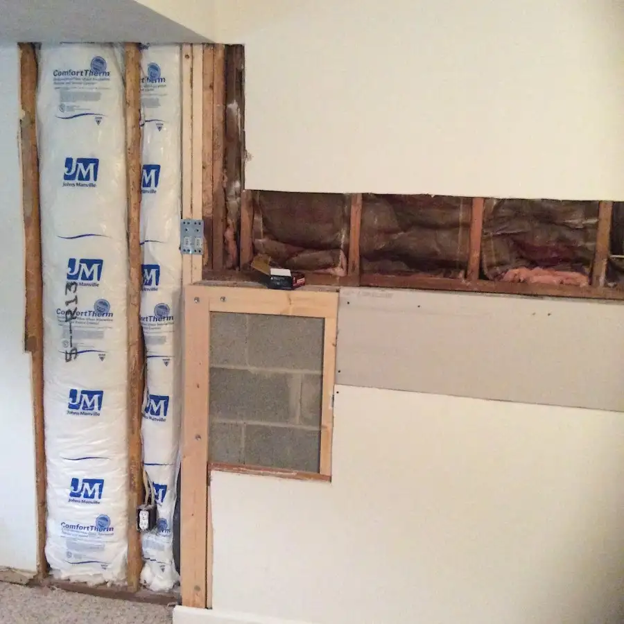 Wall insulation replacement during Odor Removal & Deodorization in Lancaster
